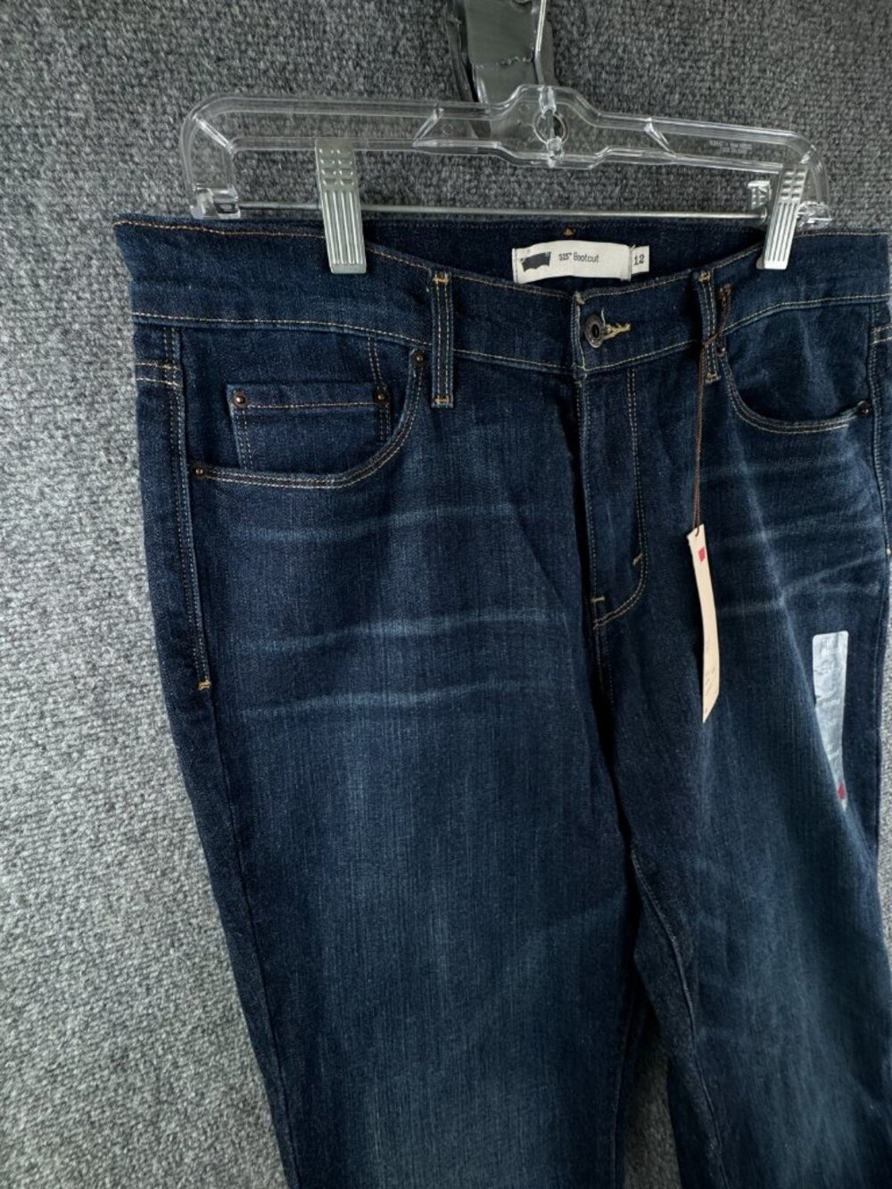 NWT Levi’s 515 Bootcut Jeans Denim Pants Dark Wash Size 12 Bootcut Regular Fit - Picture 2 of 15